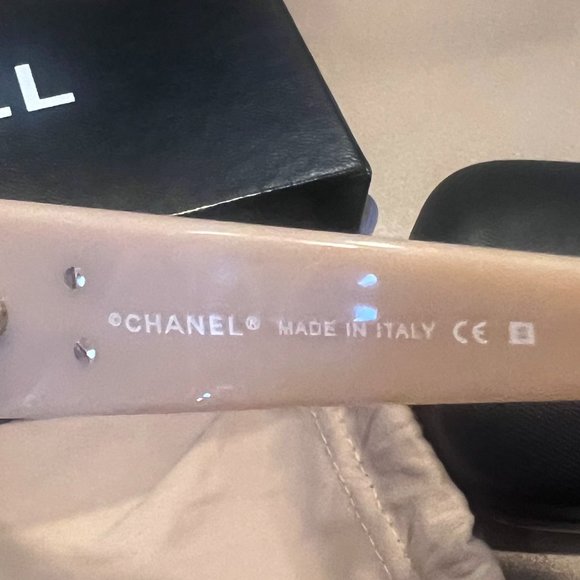 Old Classic Vintage Black and Tan Chanel Sunglasses CH5078  C817/13 - Picture 12 of 13